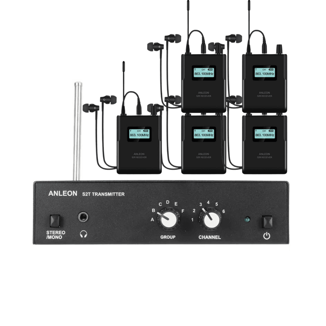 Novo Anleon S2 Plus – Sistema de Monitor In-Ear Sem Fio Estéreo Profissional