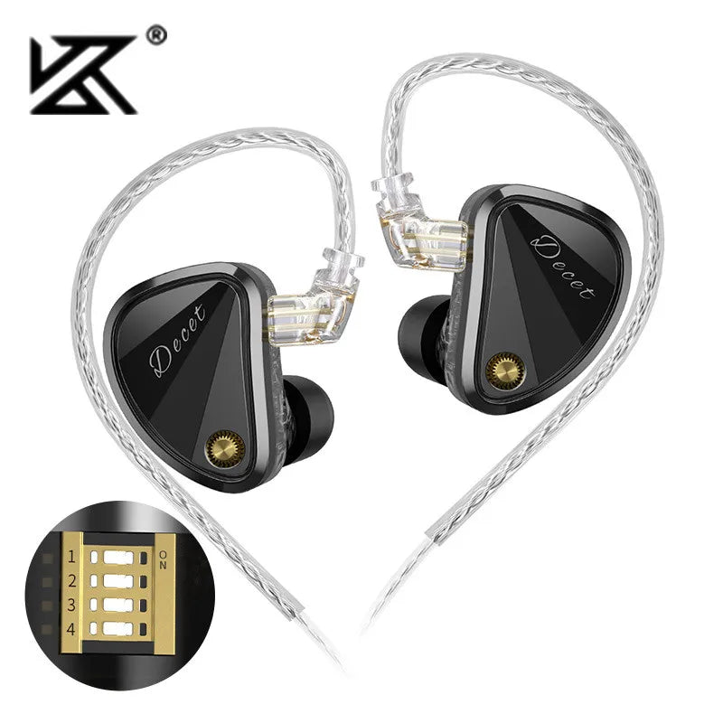 KZ Decet – Fone In-Ear de 10 Drivers Dinâmicos