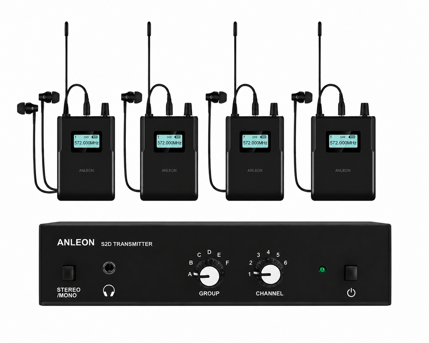Anleon S2D – Sistema de Monitor In-Ear Sem Fio Estéreo Profissional
