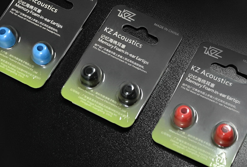 Borrachas dos Fones de Ouvido KZ: Descubra Qual é a Melhor para Você - KZ Music Store