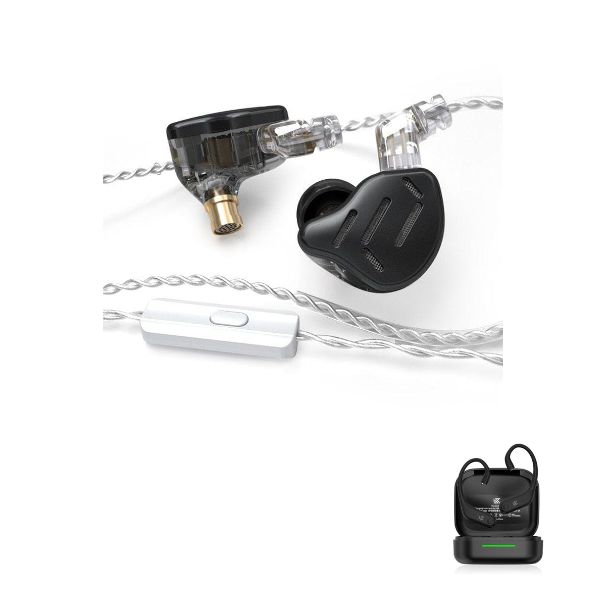 アクセサリー Masayaisihara アクセサリー Masayaisihara KZ ZAX Metal Headset 7BA + 1DD Hybrid