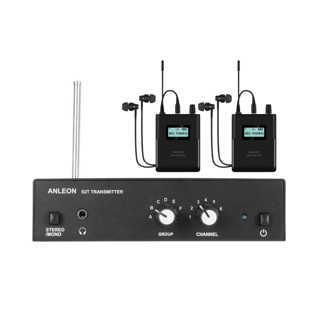 Novo Anleon S2 Plus – Sistema de Monitor In-Ear Sem Fio Estéreo Profissional