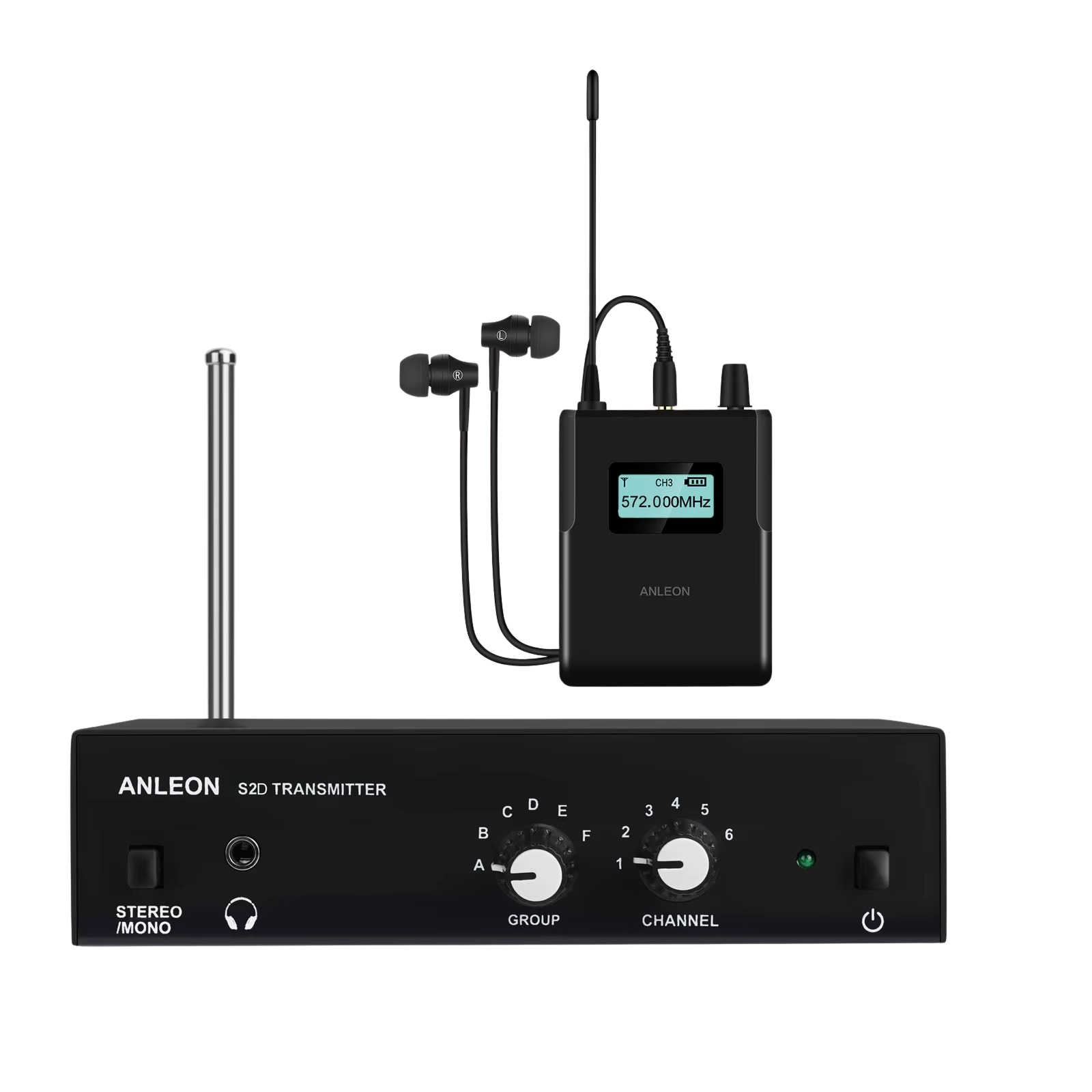 Anleon S2D – Sistema de Monitor In-Ear Sem Fio Estéreo Profissional