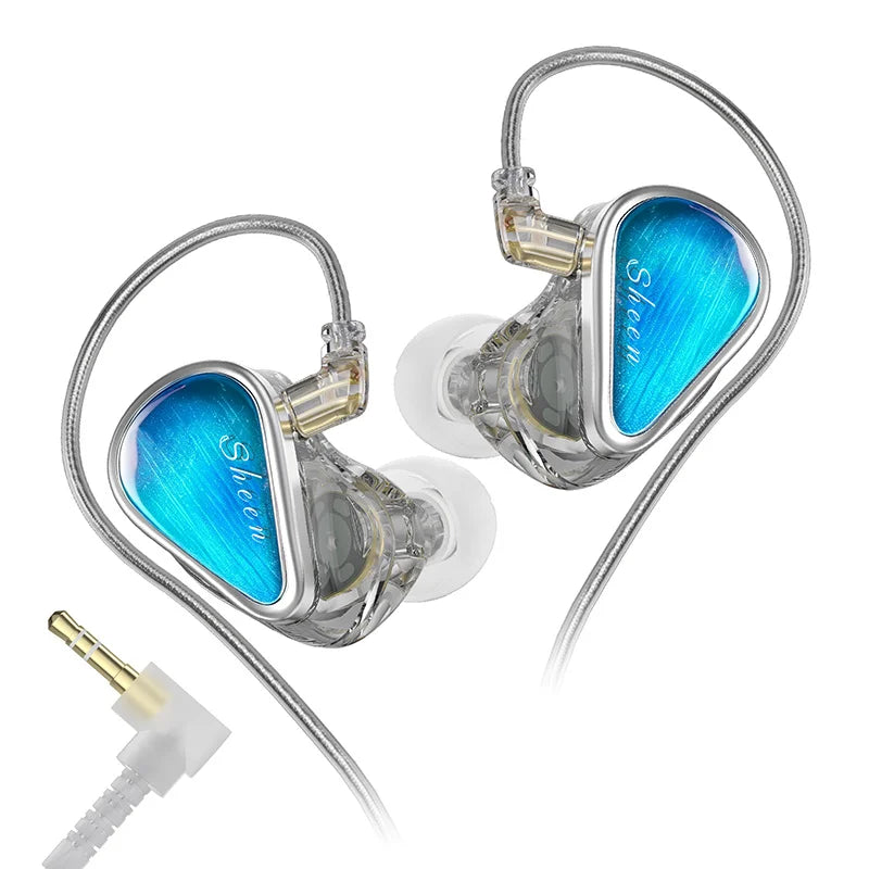 KZ Sheen — Fone In-Ear Hi-Fi com Drivers Dinâmicos Duplos