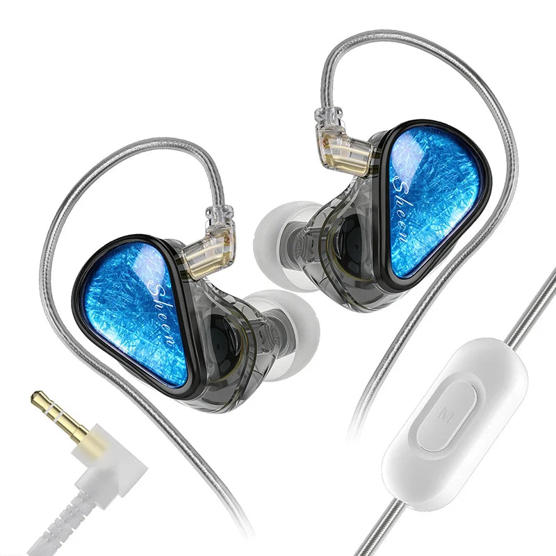 KZ Sheen — Fone In-Ear Hi-Fi com Drivers Dinâmicos Duplos