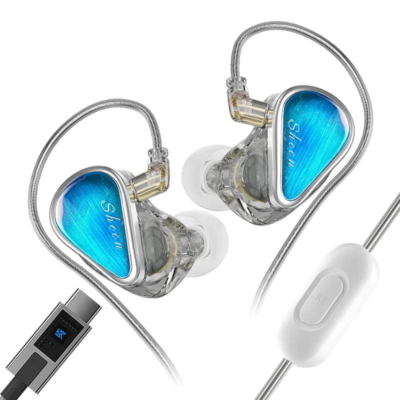 KZ Sheen — Fone In-Ear Hi-Fi com Drivers Dinâmicos Duplos