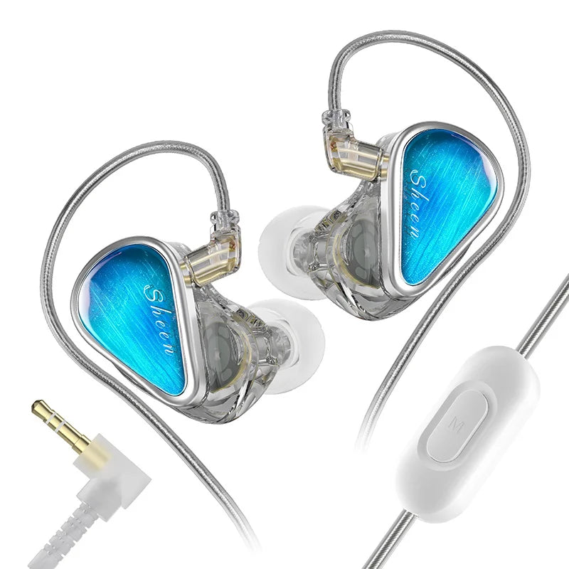 KZ Sheen — Fone In-Ear Hi-Fi com Drivers Dinâmicos Duplos