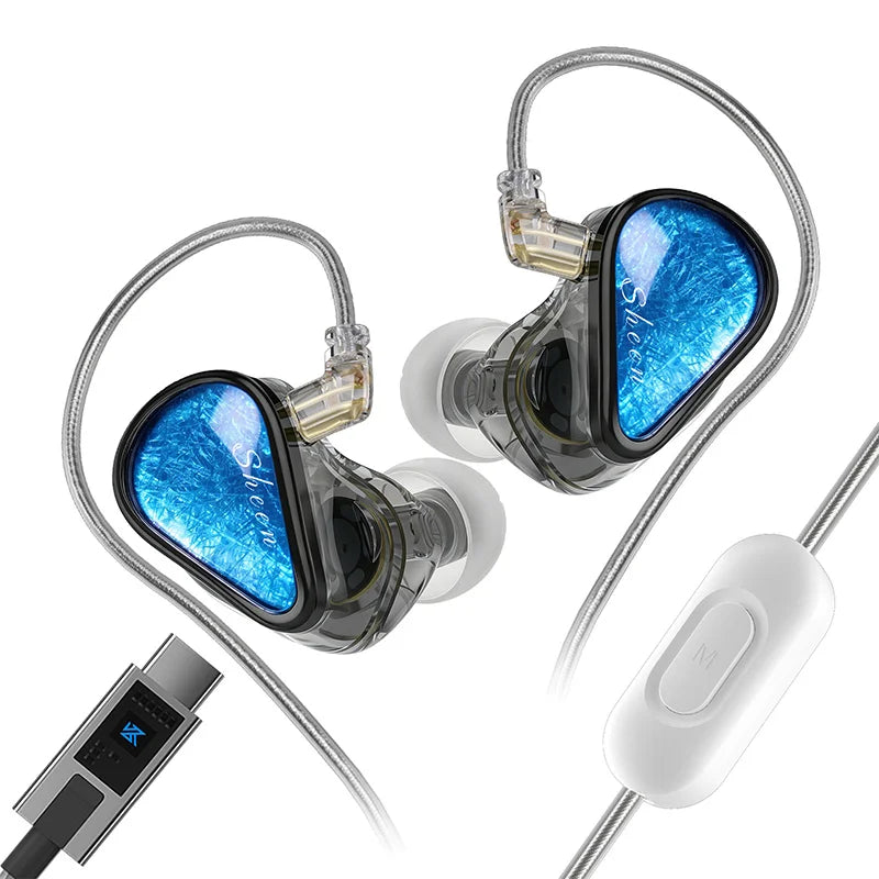 KZ Sheen — Fone In-Ear Hi-Fi com Drivers Dinâmicos Duplos