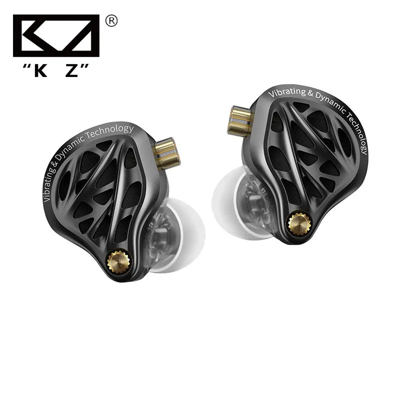 KZ Vibe X — Fone Intra-Auricular com Driver Duplo e Vibração Tátil de Graves