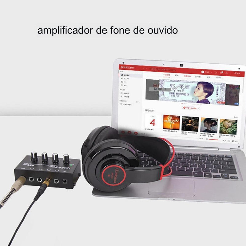 Amplificador de Fones PowerPlay HA400 - KZ Music Store