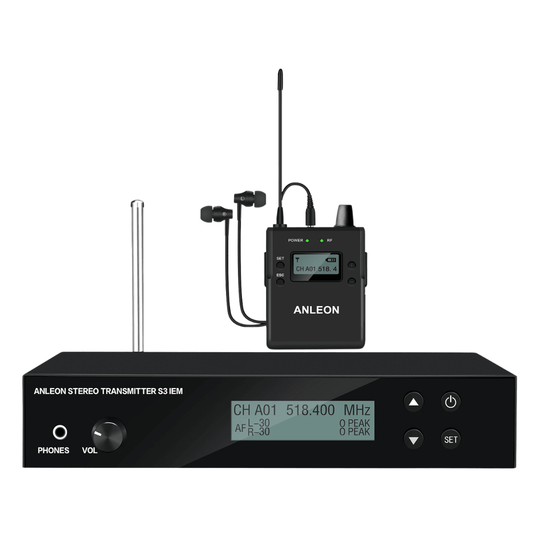 ANLEON S3 – Monitor In-Ear Sem Fio Estéreo Profissional para Músicos