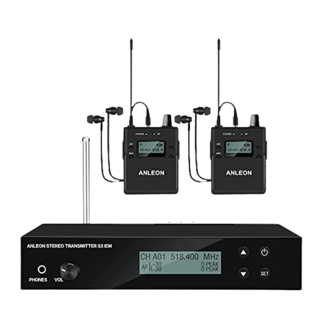 ANLEON S3 – Monitor In-Ear Sem Fio Estéreo Profissional para Músicos