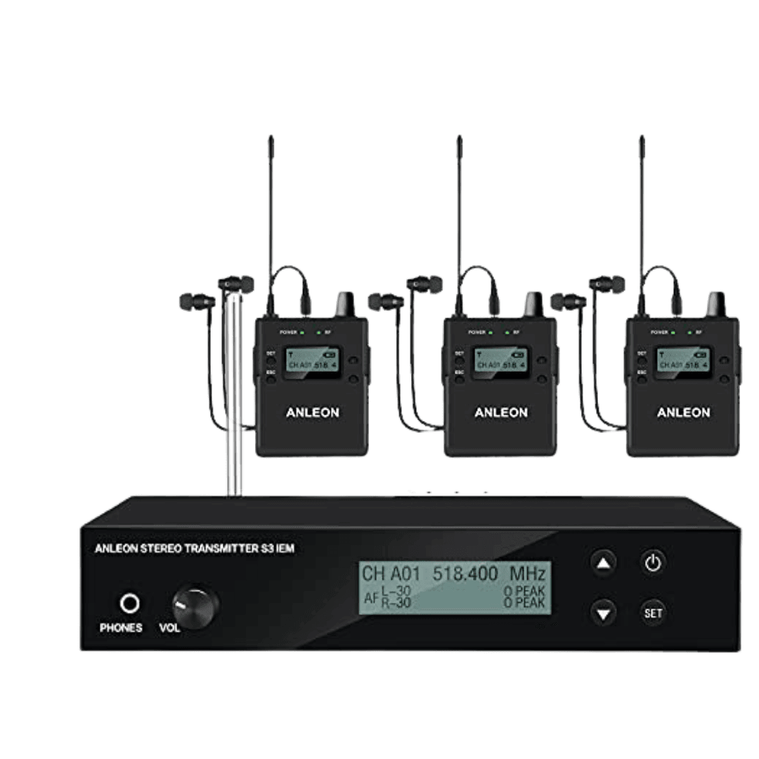 ANLEON S3 – Monitor In-Ear Sem Fio Estéreo Profissional para Músicos