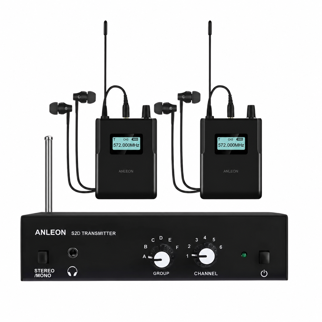 Anleon S2D – Sistema de Monitor In-Ear Sem Fio Estéreo Profissional