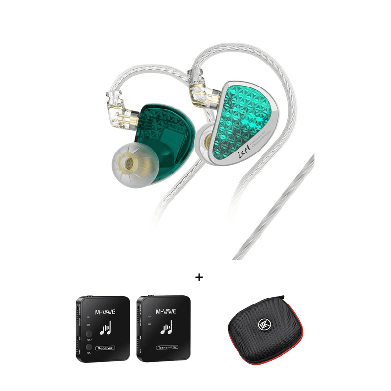 Combo para retorno de palco mateuzinhu plus fone de ouvido in-ear as16 pro mvave