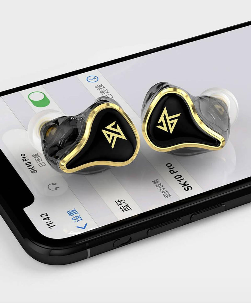 Fone Bluetooth 5.2 TWS KZ SK10 PRO - Kz Music Store