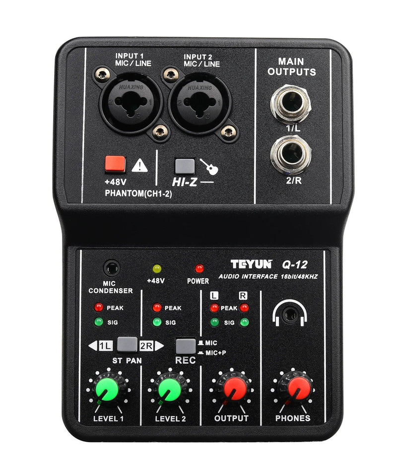 Interface de áudio TEYUN Q-12 - KZ Music Store