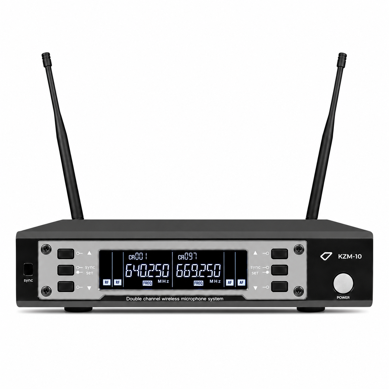 Microfone sem fio Duplo KZ Music Store KZM-10
